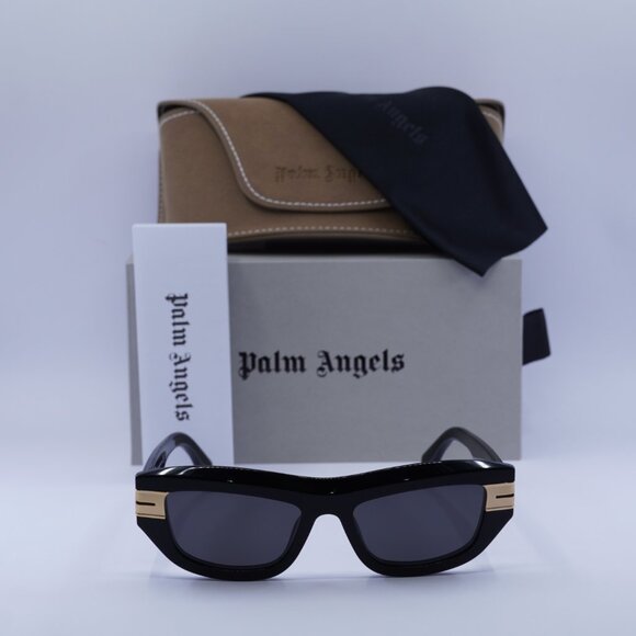 Palm Angels PERI10E CLAIRE 1007 Cat Eye Sunglasses - Black/Dark Grey - Picture 2 of 9